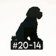 Cockapoo - Dog Shape Unit Number