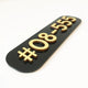 18.5cm - Gold on Black [LM] - Unit Number