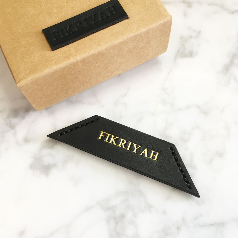 Leather Corner Bookmark