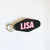 Personalised Retro Keychain / Bagtag - 1 Colour