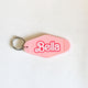 Personalised Retro Keychain / Bagtag - 2 Colours
