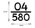 25cm - SP - Unit Number (Matte Black)