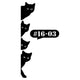 4 Cats Speech Bubble - Unit Number