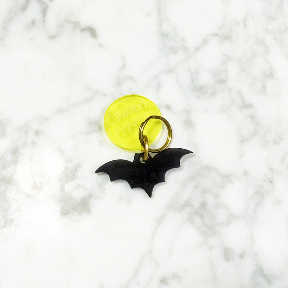 Bat & Moon - Acrylic Tag