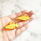 Big Carrot - Gold Mirror Acrylic Tag