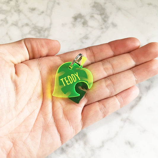 Monstera Leaf - Acrylic Tag