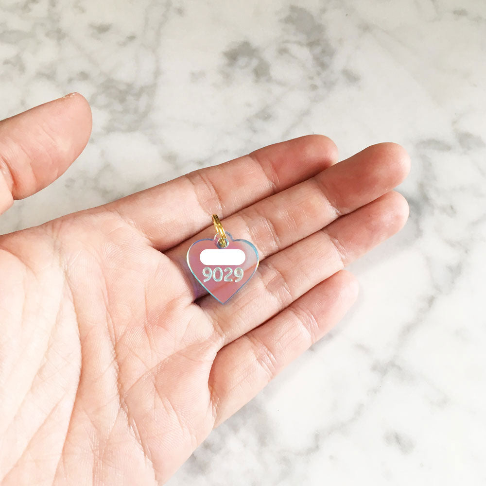 Heart - Acrylic Tag