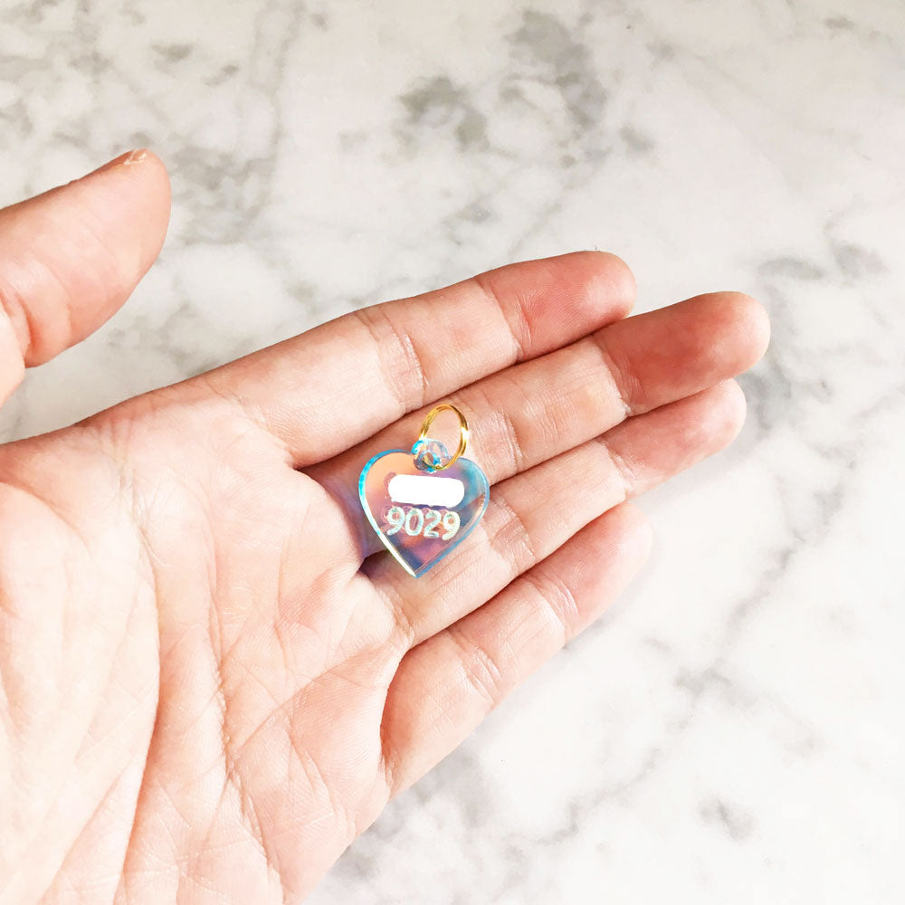 Heart - Acrylic Tag