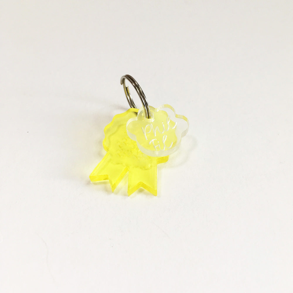 Rosette Mini (PAW) - Acrylic Tag