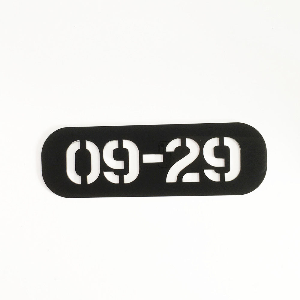 25cm Stencil - SG - Unit Number