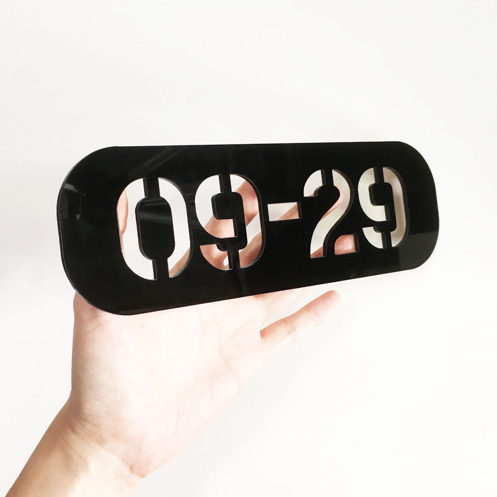 25cm Stencil - SG - Unit Number