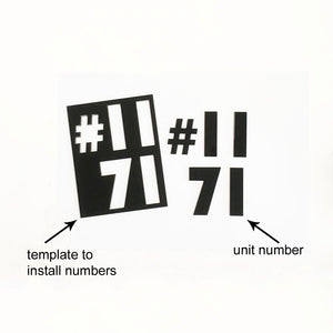 12cm - BH - Unit Number