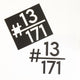 HT1 - Unit Number (Matte Black)