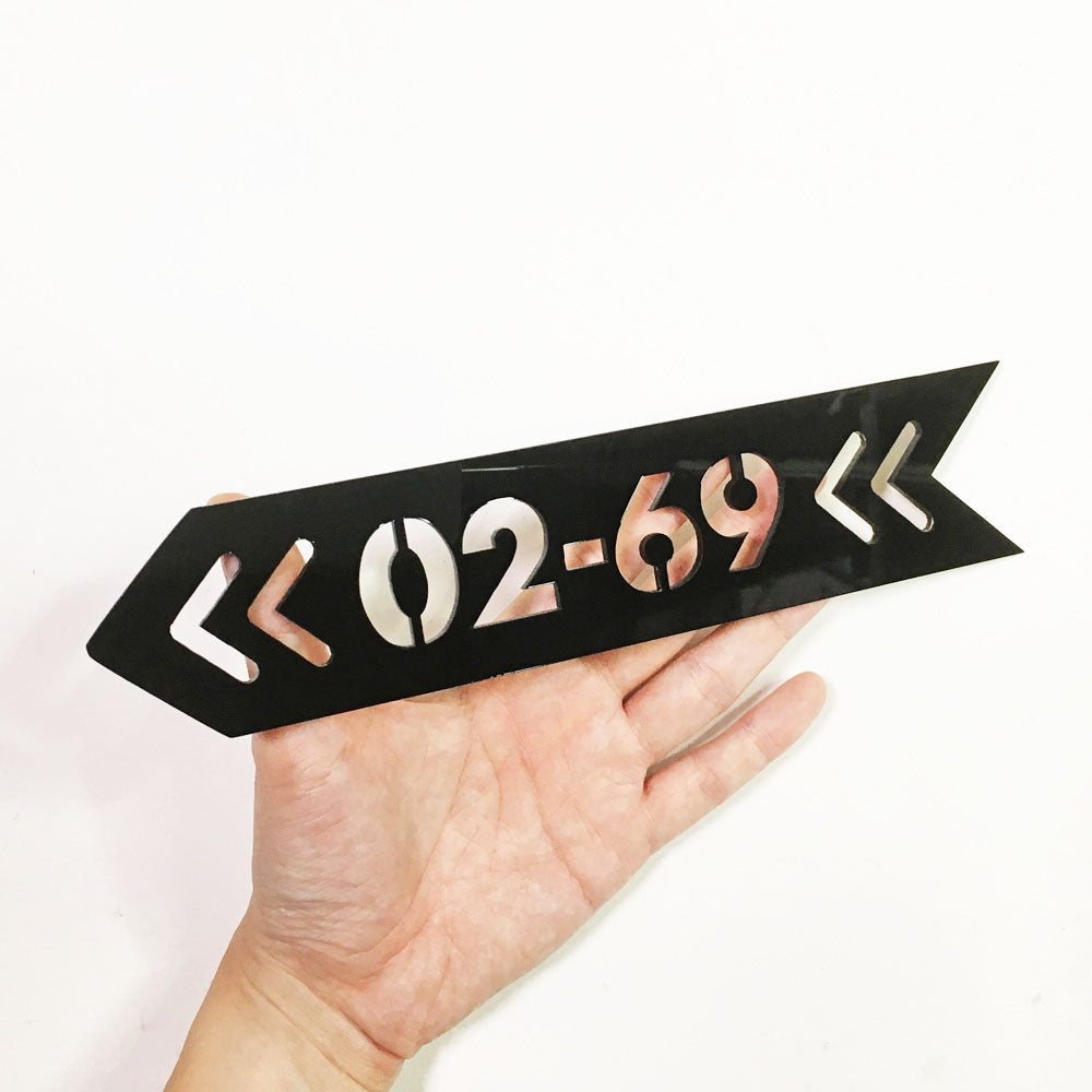 Directional / Arrow - Unit Number