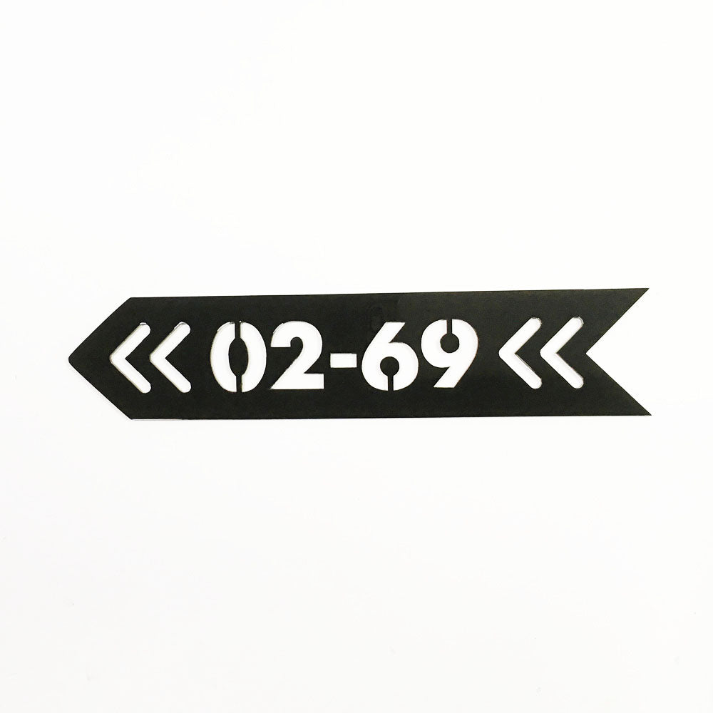 Directional / Arrow - Unit Number
