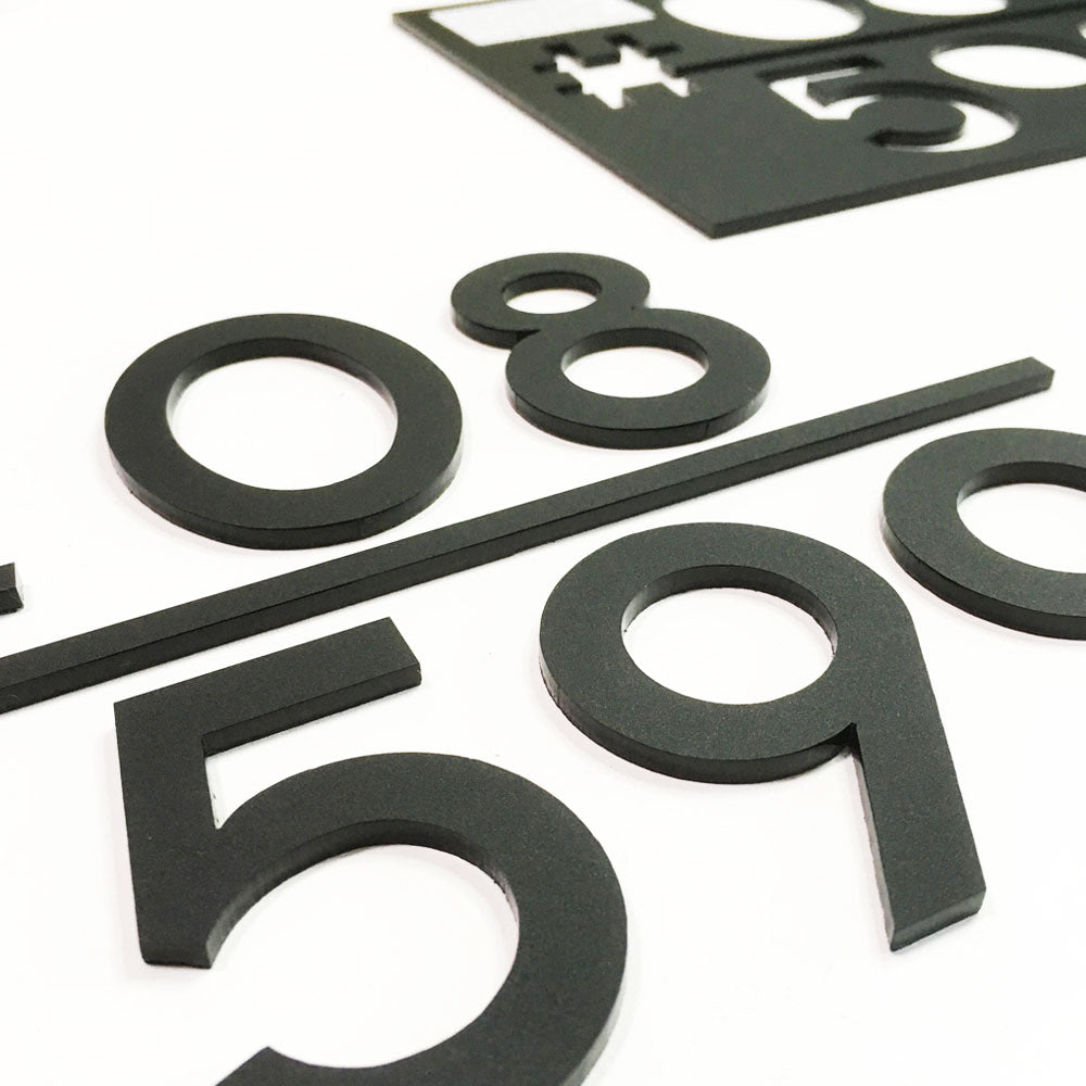 HT1 - Unit Number (Matte Black)