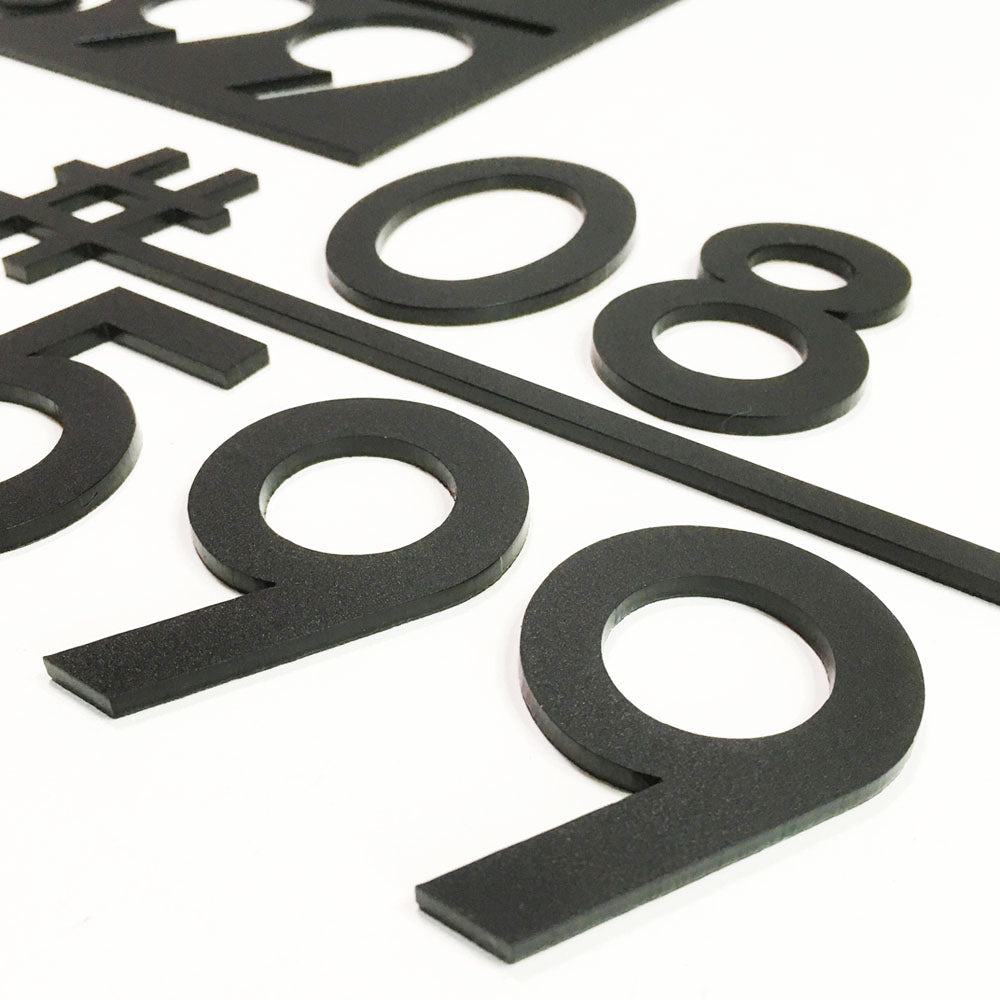 HT1 - Unit Number (Matte Black)