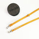Yellow - Skinny Leather Camera Strap