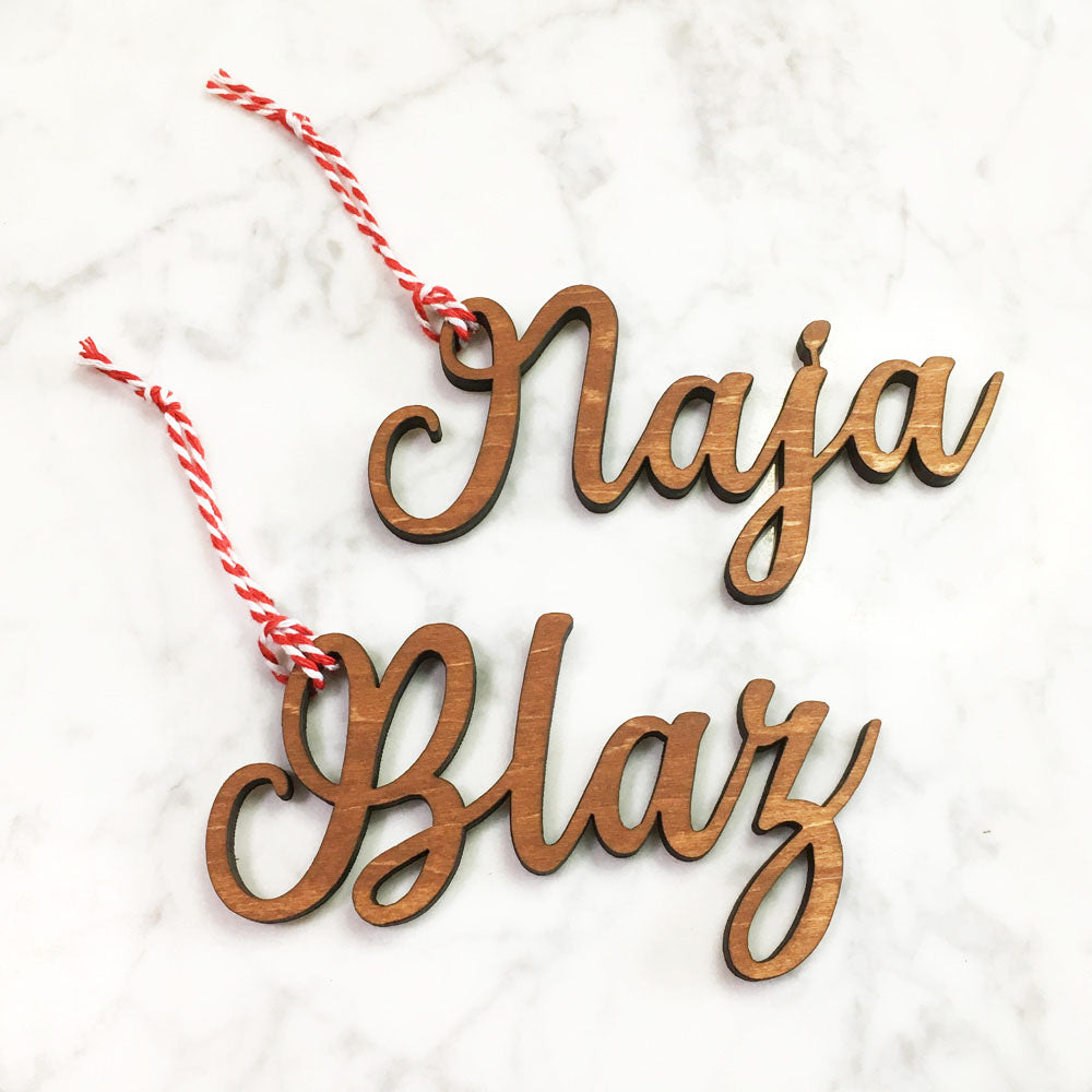 Custom Cut Wooden Words (10 Characters & Below)
