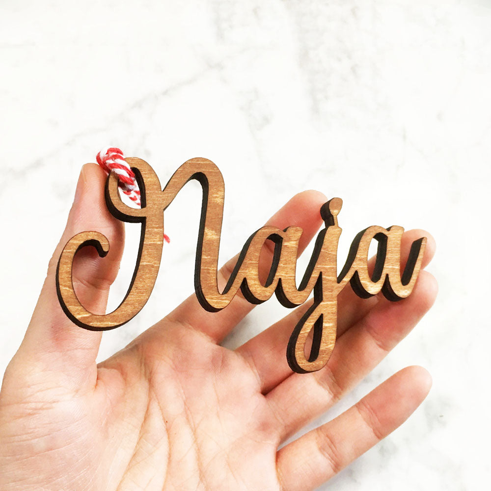 Custom Cut Wooden Words (10 Characters & Below)