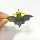 Bat & Moon - Acrylic Tag