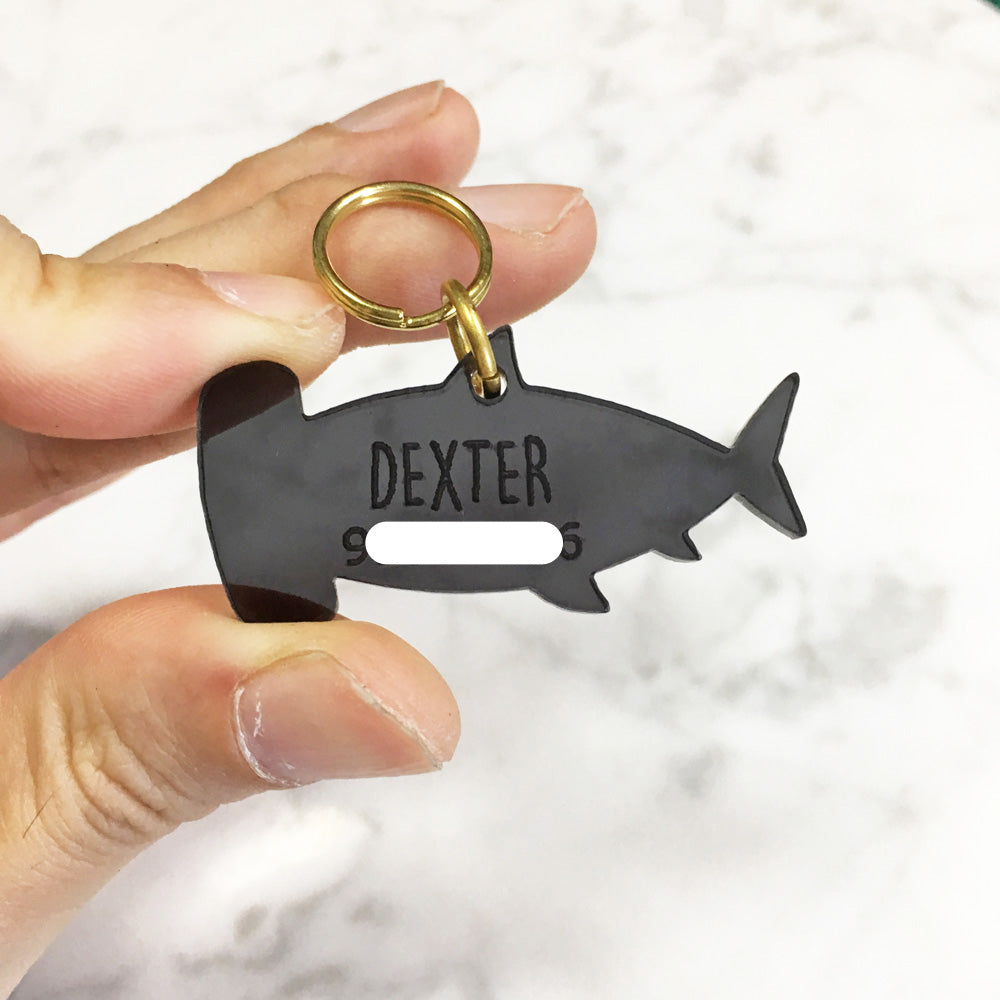 HammerHead Shark - Acrylic Tag