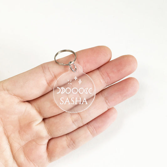 Moon Phase - Acrylic Tag