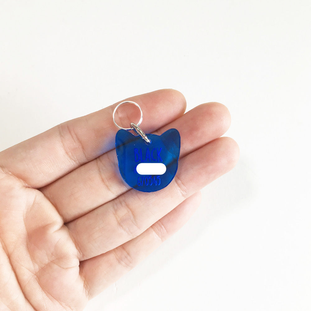 Cat's Head - Acrylic Tag