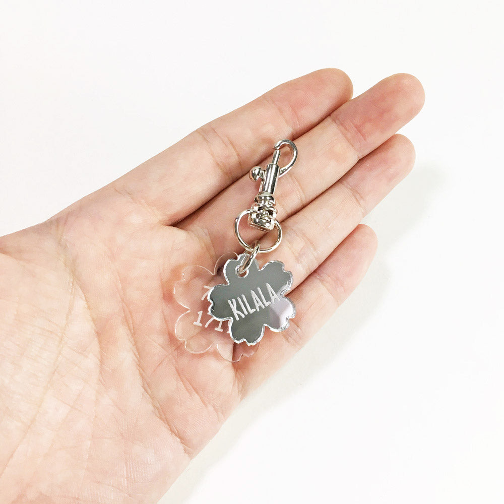 Double Cherry Blossom - Acrylic Tag