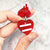 Double Heart Melt - Acrylic Tag