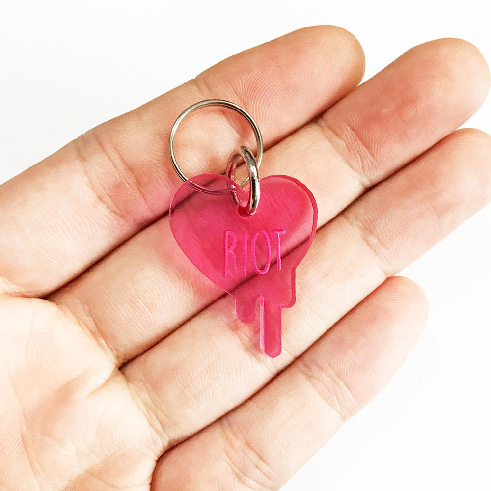 Melting Heart - Acrylic Tag