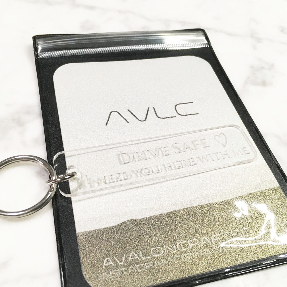 Drive Safe - Acrylic Keychain