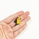 Lightning Gold & Black - Acrylic Tag