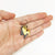 Lightning Gold & Black - Acrylic Tag