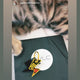 Lightning Gold & Black - Acrylic Tag