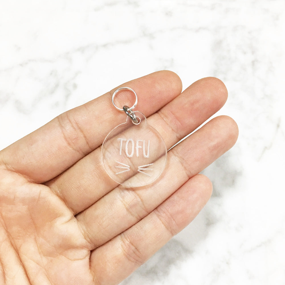 Whiskers - Acrylic Tag