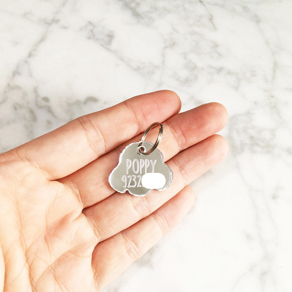 Poodle (Mirror) - Acrylic Tag