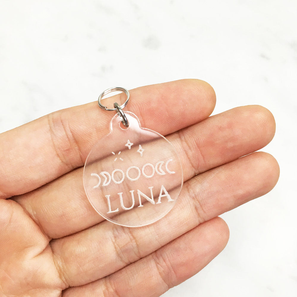 Moon Phase - Acrylic Tag
