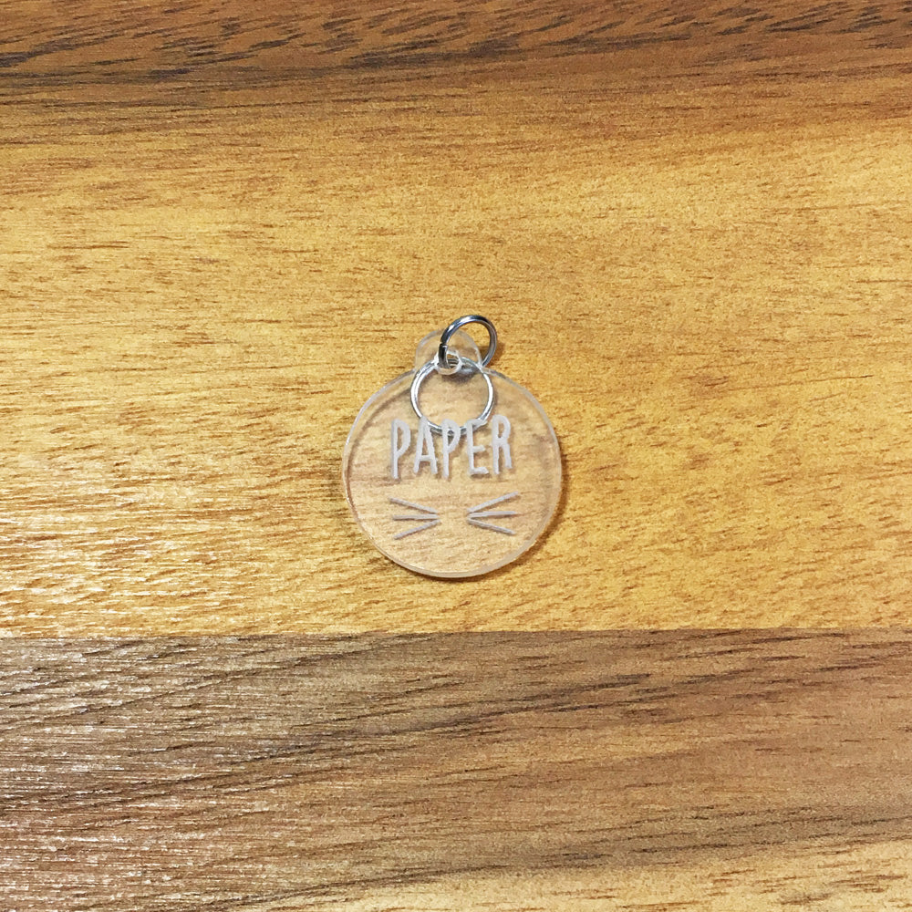 Whiskers - Acrylic Tag