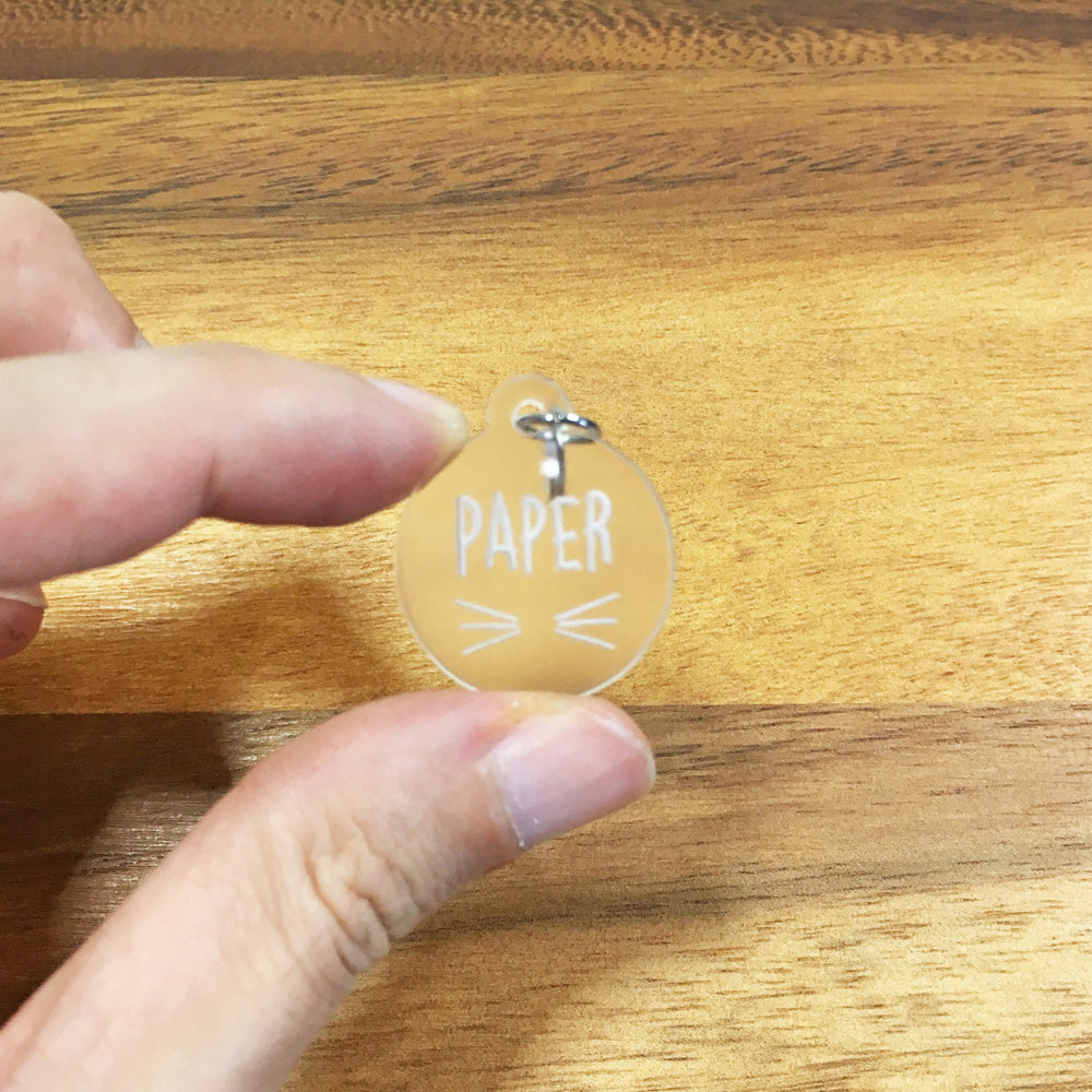 Whiskers - Acrylic Tag