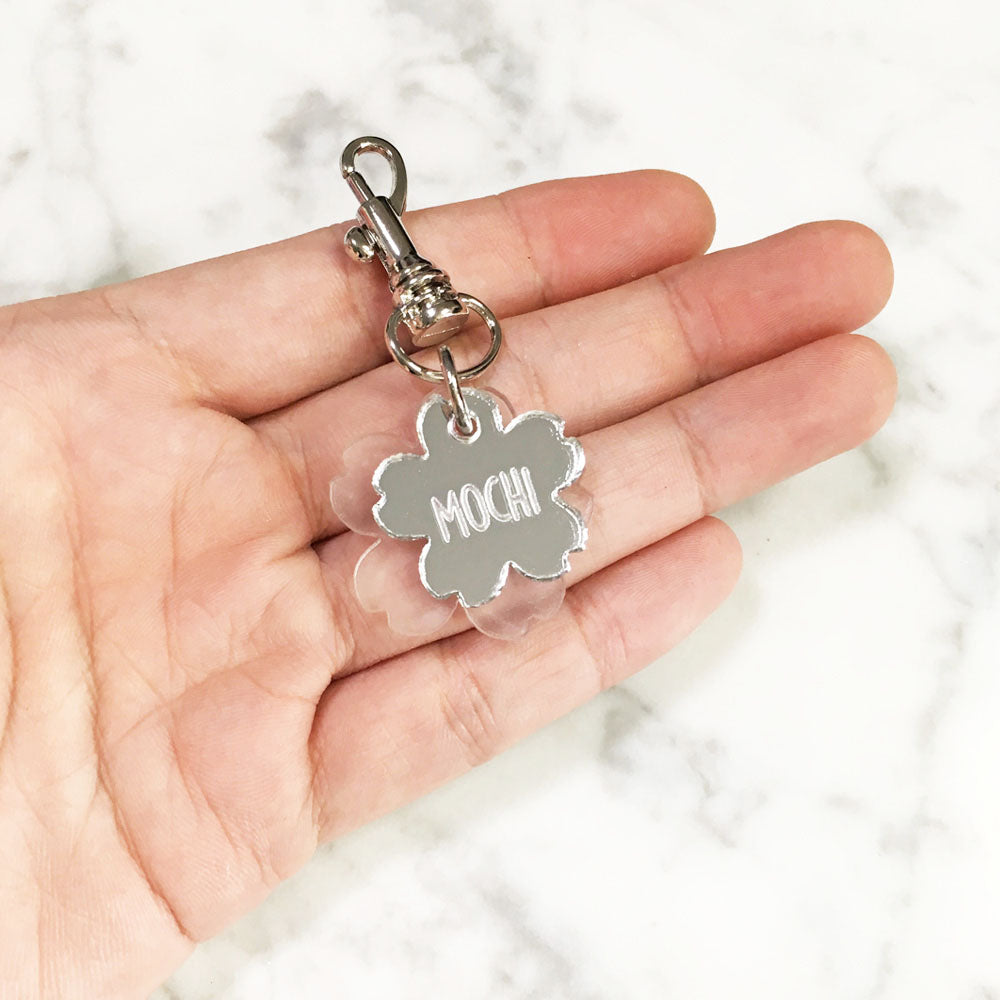 Double Cherry Blossom - Acrylic Tag