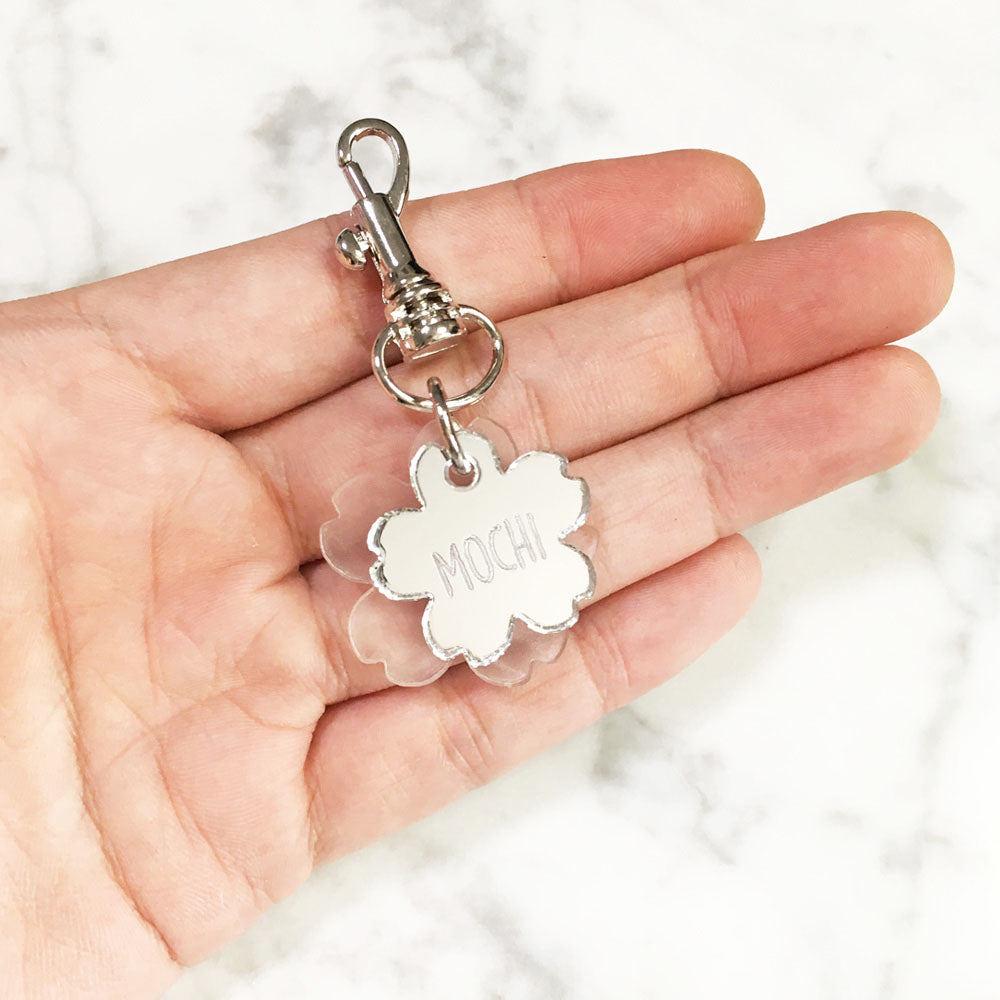 Double Cherry Blossom - Acrylic Tag