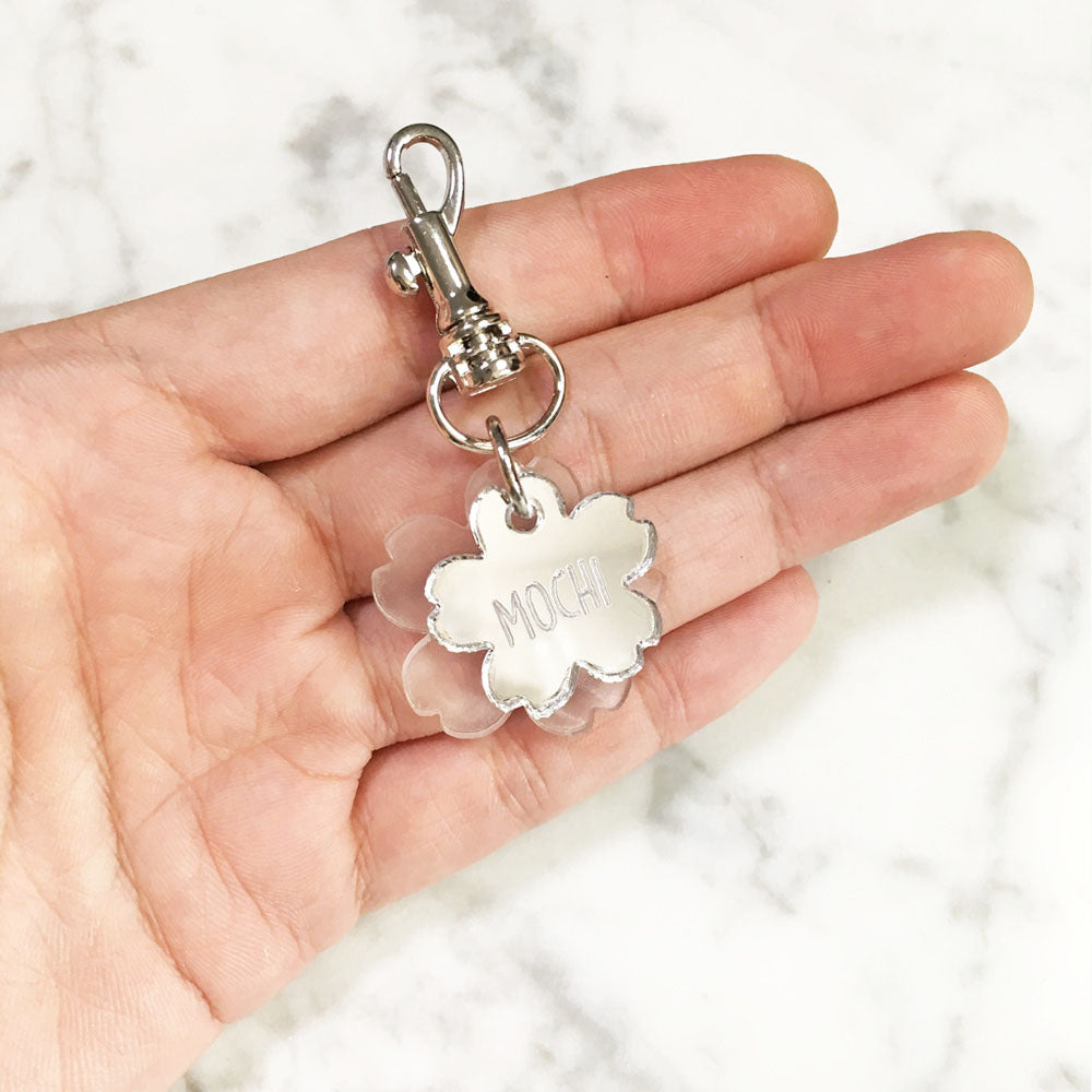 Double Cherry Blossom - Acrylic Tag