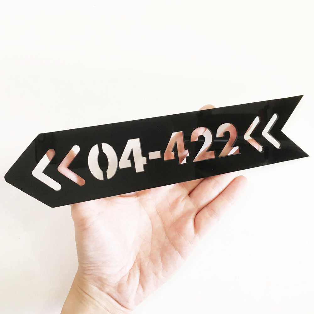 Directional / Arrow - Unit Number