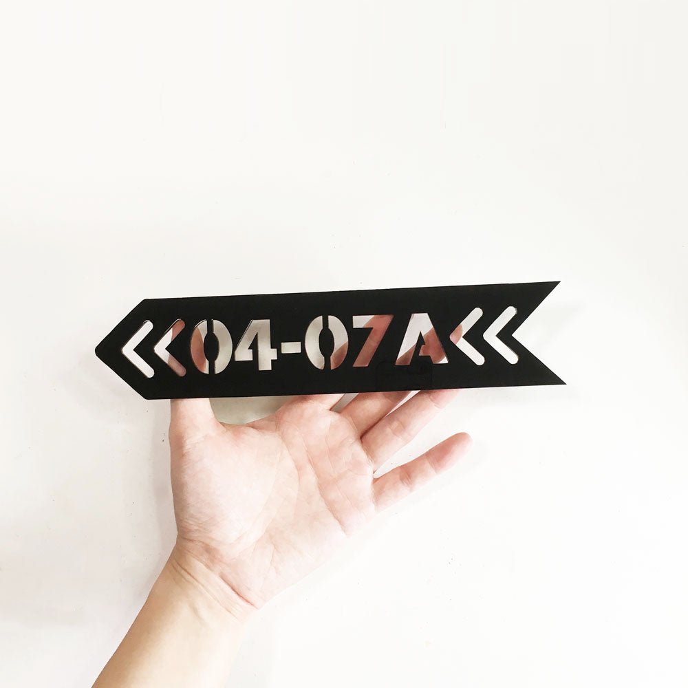 Directional / Arrow - Unit Number