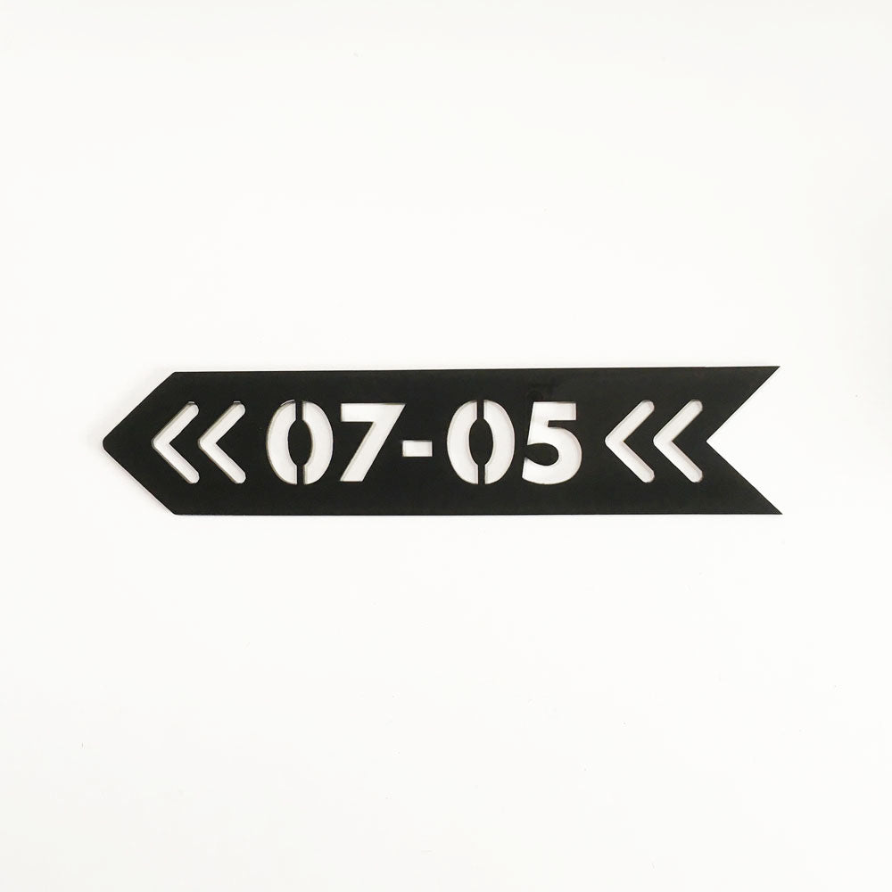 Directional / Arrow - Unit Number