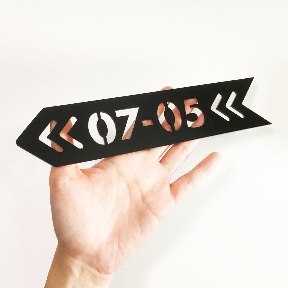 Directional / Arrow - Unit Number