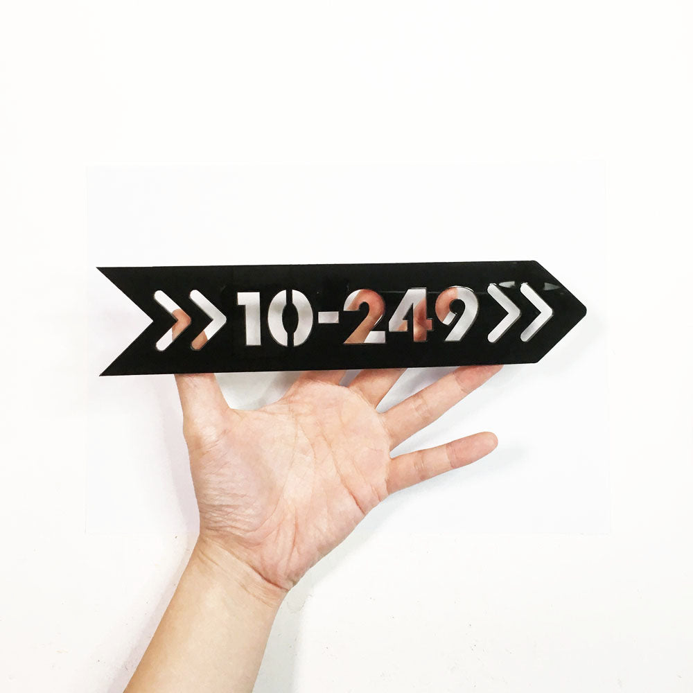 Directional / Arrow - Unit Number