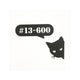 1 Cat Speech Bubble (Matte Black) - Unit Number