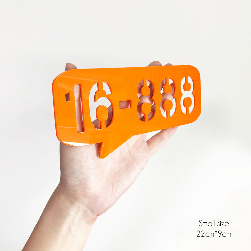 Corgi Speech Bubble (Small) - Unit Number